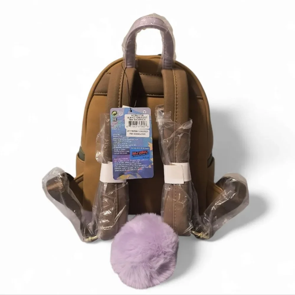 Loungefly Disney Emperor's New Groove Yzma the Cat Scout Uniform Mini Backpack